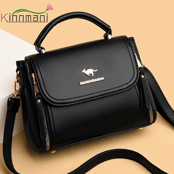 حقائب الكتف الجلدية مصمم Crossbody للنساء ، حقيبة يد عالية الجودة للسيدات ، حقائب اليد غير رسمية ، حقيبة رسول ، محفظة أنيقة ، 2024