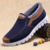 Men's Cotton Shoes Winter Slip on Leisure Shoe Comfortable Plush Thickened Comfortable and Warm Walking Shoes Boots Male Loafer