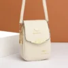 الهاتف المحمول حقيبة السيدات Crossbody رسول حقائب النساء حقيبة الكتف بسيطة الهاتف محفظة صغيرة بو الجلود حامل بطاقة الإناث محفظة