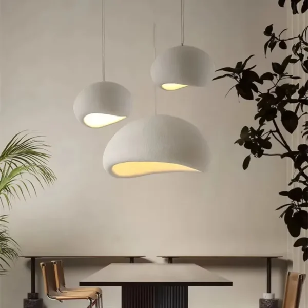 ثريات LED بسيطة من وابي-سابي ، مصباح معلق ، مصباح تعليق لجزيرة مطبخ المعيشة ، ديكور المطعم