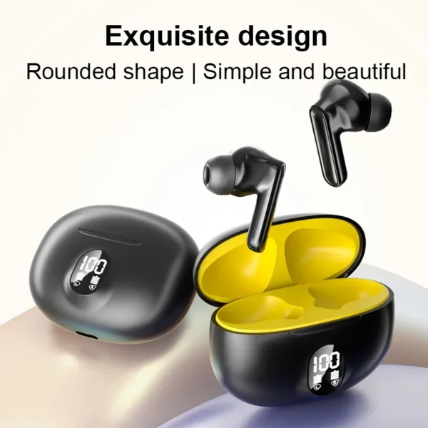سماعات رأس لاسلكية S510 TWS، سماعات أذن مع شاشة رقمية وصوت ستيريو، متوافقة مع Bluetooth لجهاز Xiaomi، جديدة.