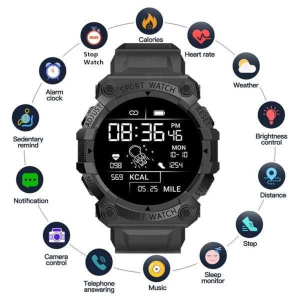 FD68S جديد ساعة ذكية الرجال النساء بلوتوث Smartwatch اللمس سوار ذكي سوار لياقة بدنية متصلة الساعات ل IOS أندرويد