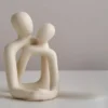 تمثال راتينج للزوجين المحببين - لهجة ديكور منزلي حديث خالدة لأرفف الكتب ومكاتب المكاتب والطاولات الليلية