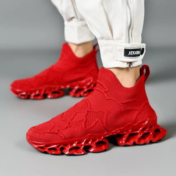 kf-Sd18e6c3468ba4d4bb9c86e1b41d17b98H أحذية الرجال أحذية رياضية أحذية رجالي عادية تنس أحذية فاخرة للسباق بها متنفس للقدم
